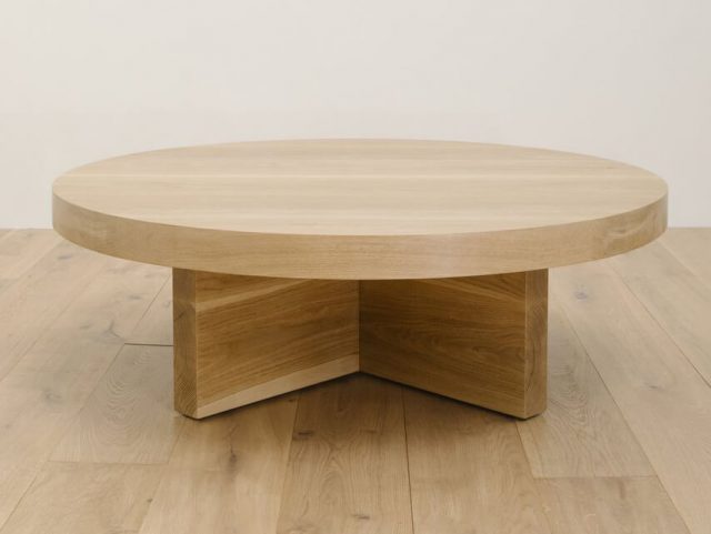 Natural Wood Round Center Table – Radwell Designs