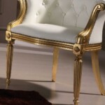 White Louis XV chair - Image 2