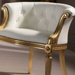 White Louis XV chair - Image 3