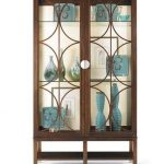 Glass panel buffet and display unit