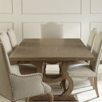 Wooden table with 6 chairs dining set