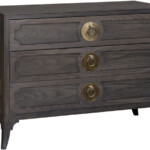 3 drawer classic nightstand 60x60
