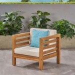 Outdoor armchair