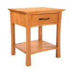 1-Drawer Open Shelf Nightstand