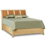Two tone queen bed