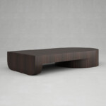 geometrical shaped base center table