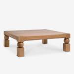 Block and sphere coffee table
