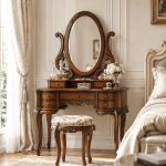 Vionna dresser with stool